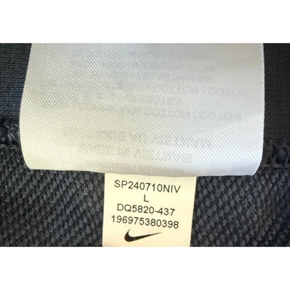 Nike Standard Issue Dri-FIT Crew Sweatshirt Men’s Large Navy Blue Athleisure - Picture 9 of 10